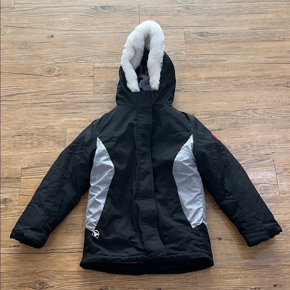 Gerry Weber Black and Gray Kids Puffer Jacket